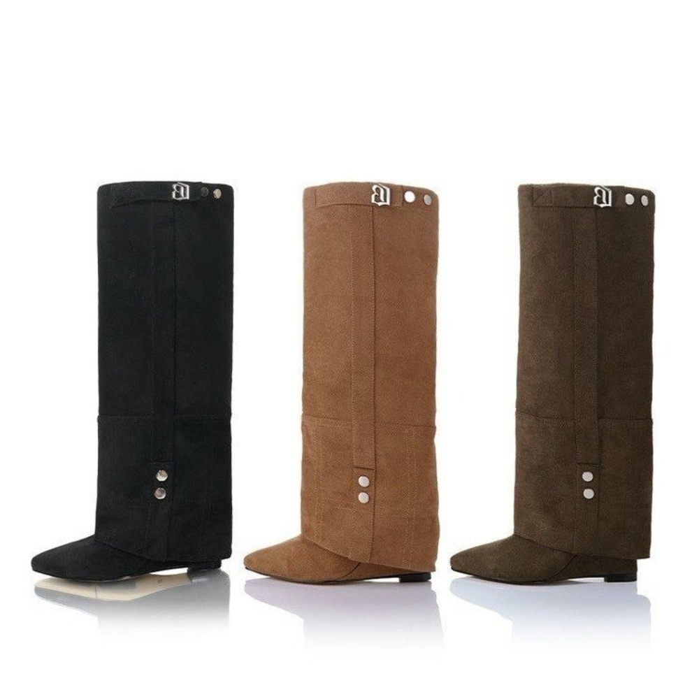 Stylish Women's Boots - Black, Brown, Tan